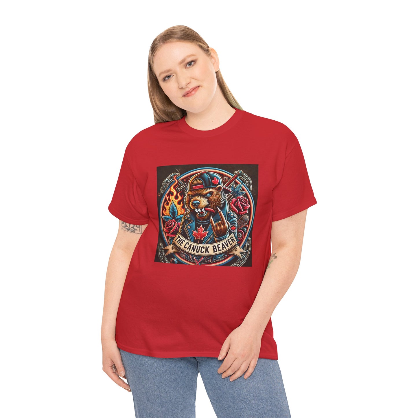 Punk Beaver Tee β Bold & Rebellious Canadian Streetwear