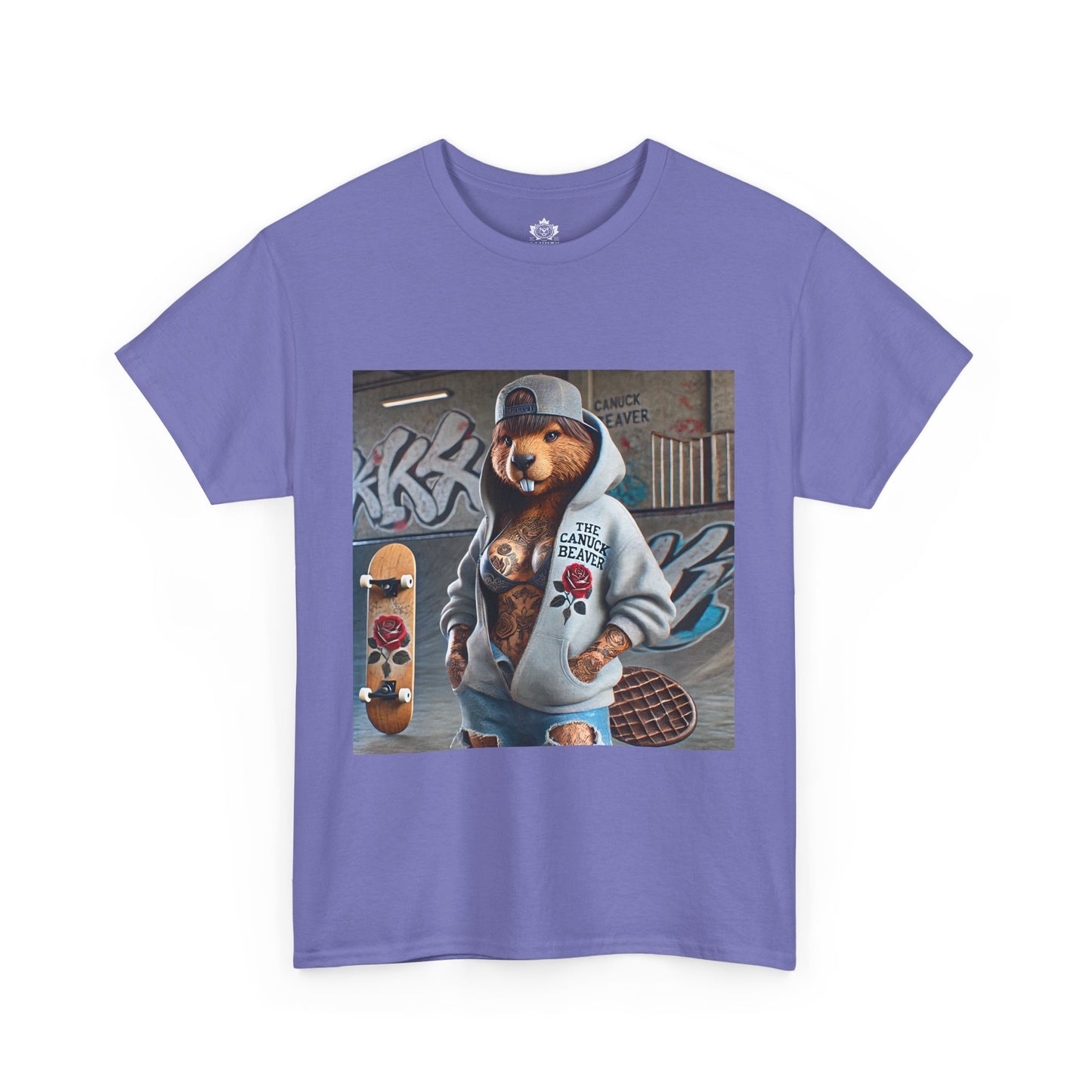 Skater Punk Tee - Female Beaver Design