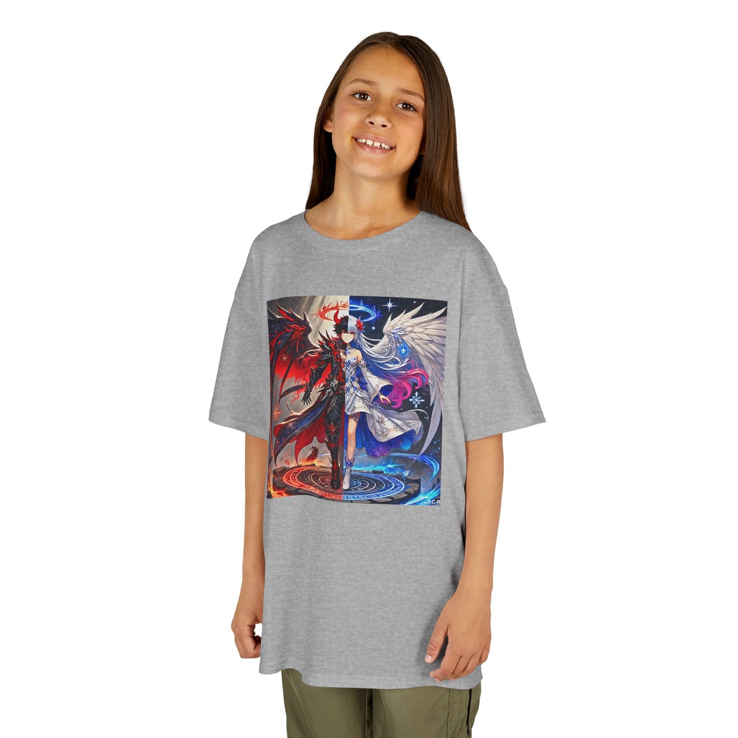Kids Gemini Anime Tee – Zodiac Twins Graphic T-Shirt