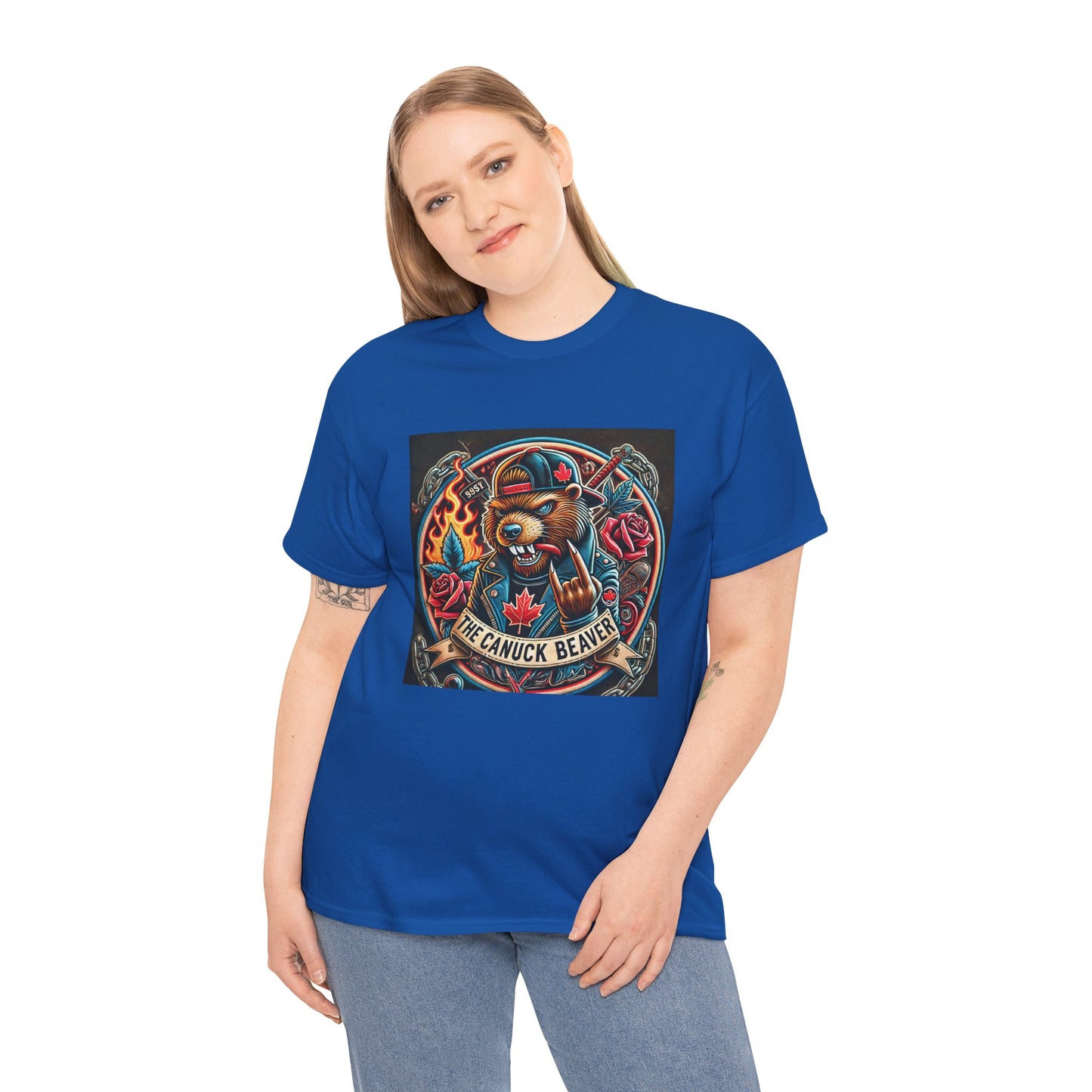 Punk Beaver Tee β Bold & Rebellious Canadian Streetwear