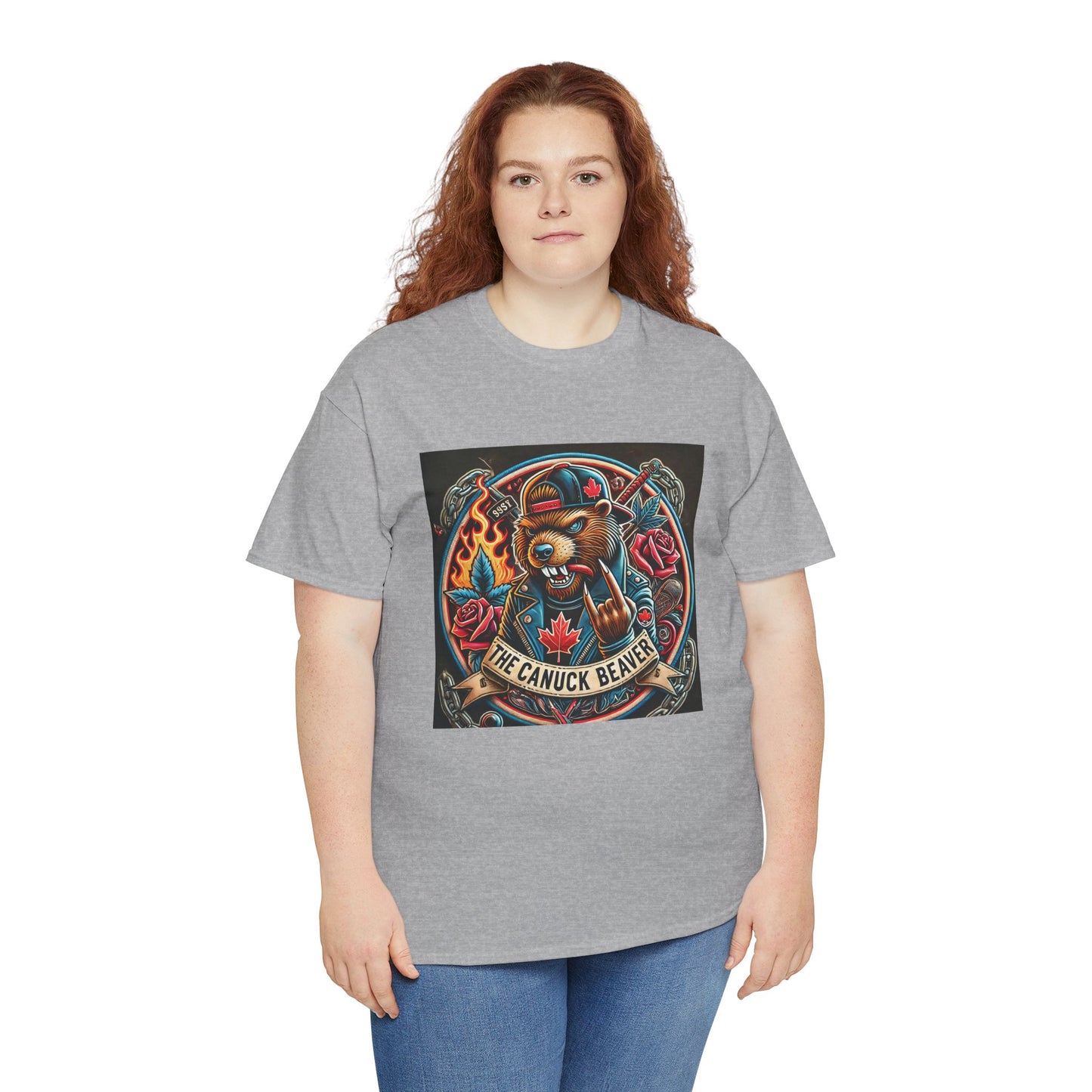 Punk Beaver Tee β Bold & Rebellious Canadian Streetwear