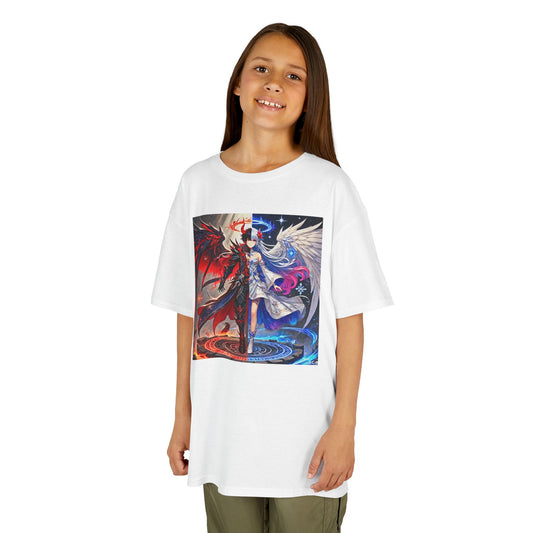 Kids Gemini Anime Tee – Zodiac Twins Graphic T-Shirt